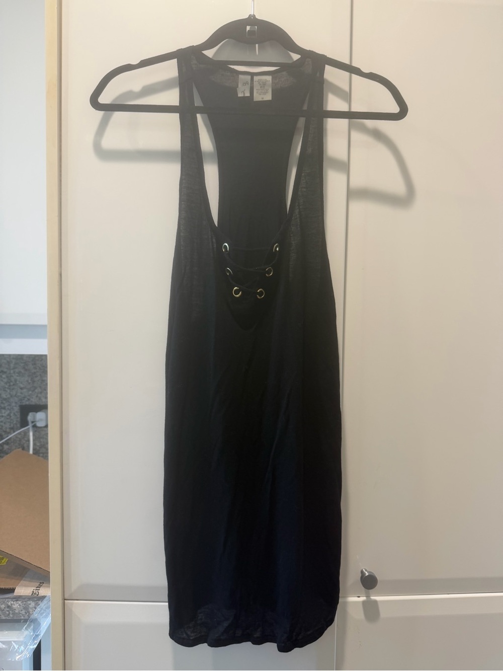 Beach Bunny Black Cotton beach cover up